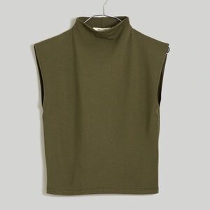 Madewell Funnelneck Cropped Muscle Tee NWT XL